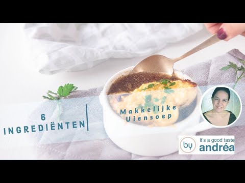 Makkelijke uiensoep met 6 ingrediënten