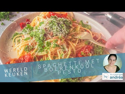 Spaghetti met Boerenkoolpesto