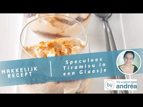 De LEKKERSTE Speculoos Tiramisu in een Glaasje