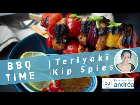 Kip Teriyaki Spies op de BBQ