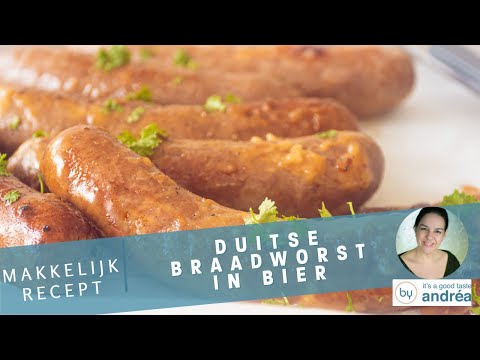 Duitse Braadworst in Bier