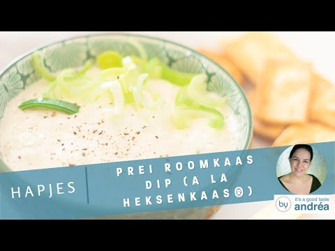 Zelf Prei Roomkaas Dip Maken (à la Heksenkaas®)