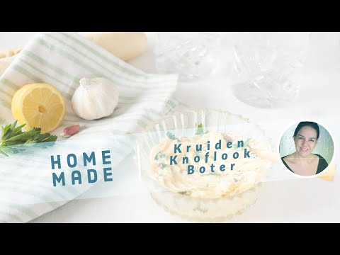 Knoflook kruidenboter maken