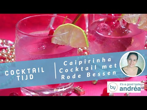 Hoe maak je een Caipirinha cocktail (met rode bessen)