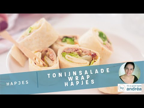 Tonijnsalade Wrap Hapjes