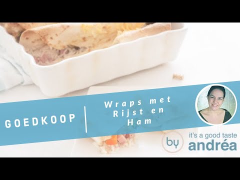 Rijst met wortel {en broccoli in een wrap}