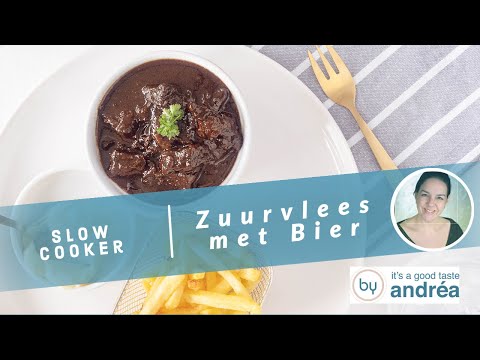 Limburgs Zuurvlees met Bier uit de Slowcooker