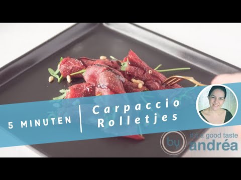 Carpaccio rolletjes