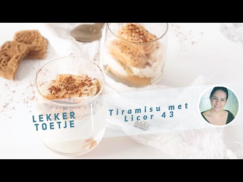 Makkelijk! 3 stappen voor het maken van Tiramisu met licor 43 in een glas