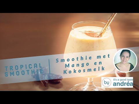 1-Minuut Smoothie met Mango en Kokosnoot