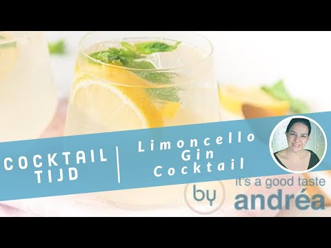 Limoncello gin cocktail