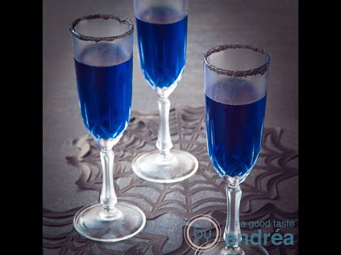 How to make a Halloween blues cocktail