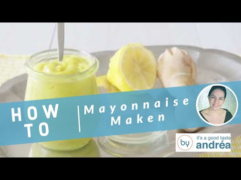 Zelfgemaakte mayonaise