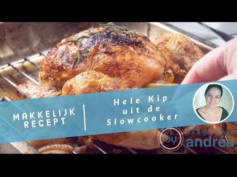 Hele kip uit de slow cooker