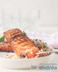 Gepekelde zalm van de BBQ