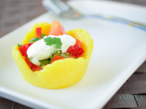 polenta cup fingerfood