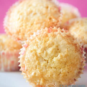 Muffins met parelsuiker