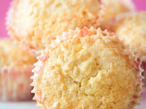 Muffins met parelsuiker