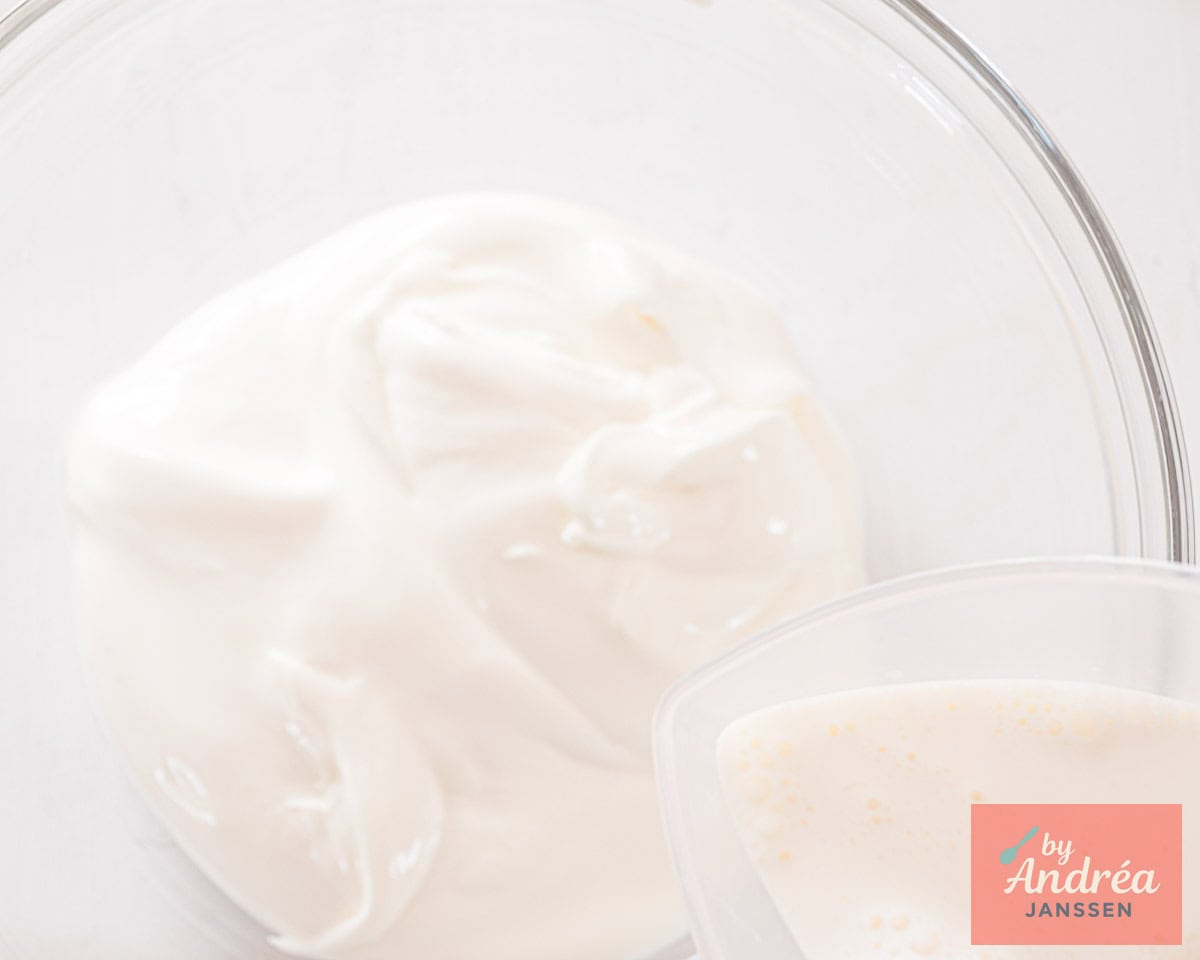 Doe de slagroom bij de yoghurt