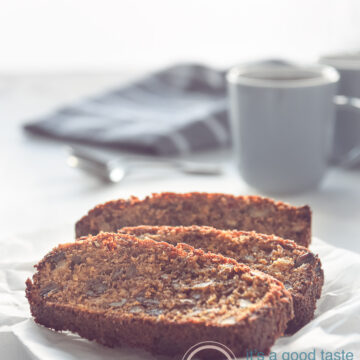 3 plakjes Dadel, appel en walnoot cake