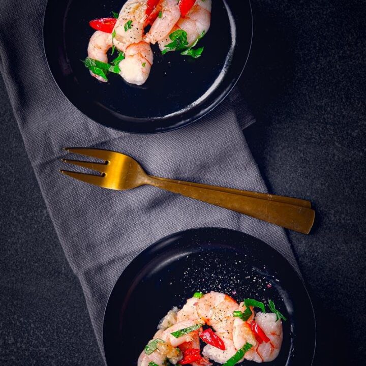 Gourmet recept garnalen pili pili-bewerkt
