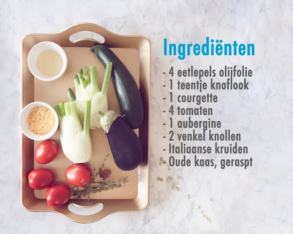 Ingrediënten Geroosterde