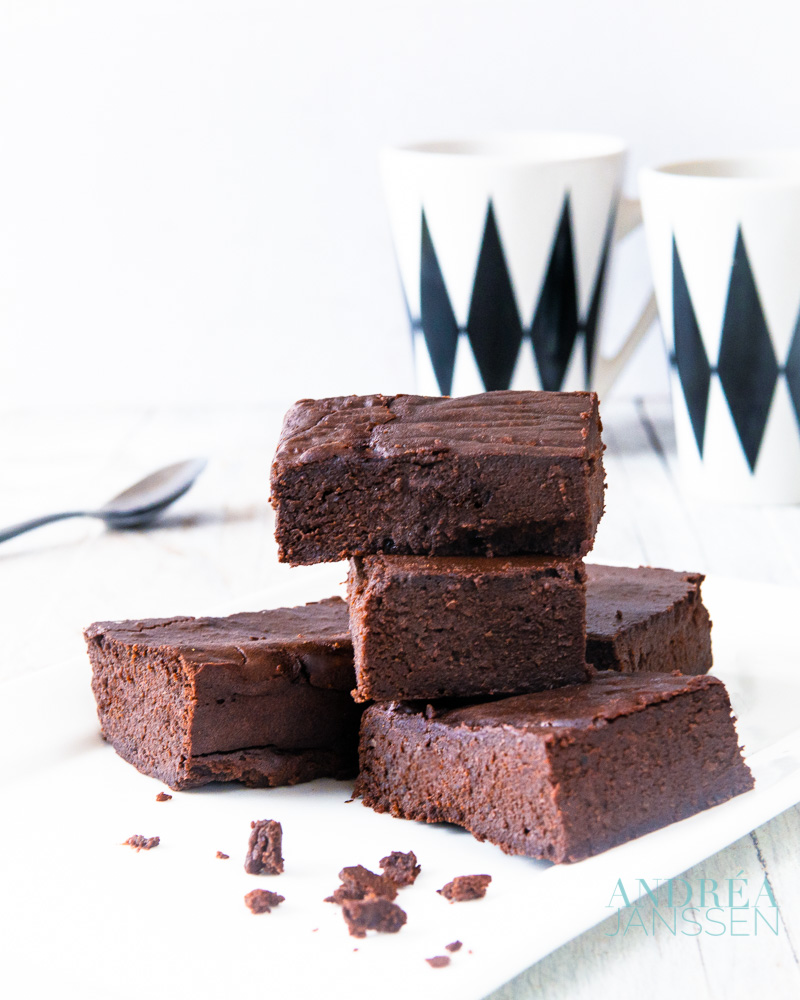 Brownies met zwarte bonen