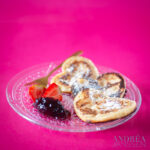 Pannenkoeken met aardbeien