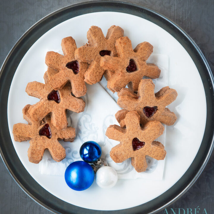 Kerst koekjes met jam