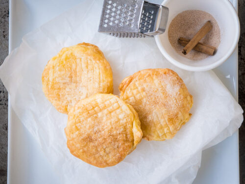 Slanke appel beignets