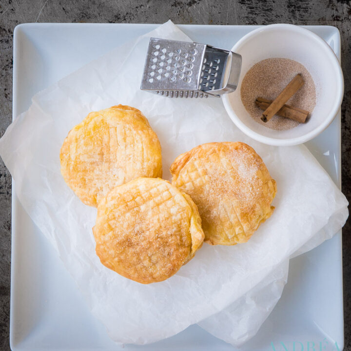 Slanke appel beignets