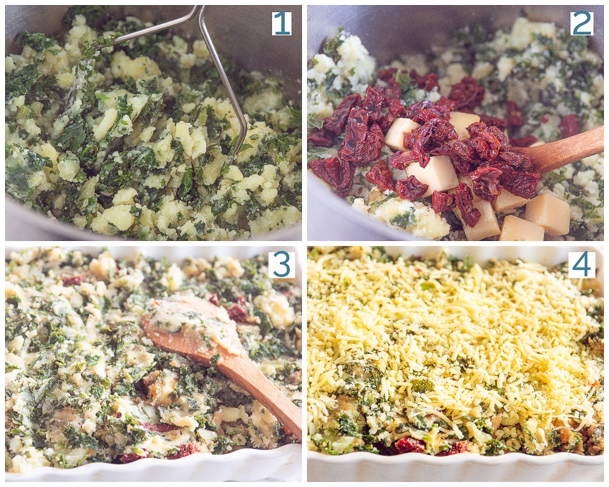 Doe de boerenkool in een pan