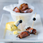 dadels met blauwe kaas