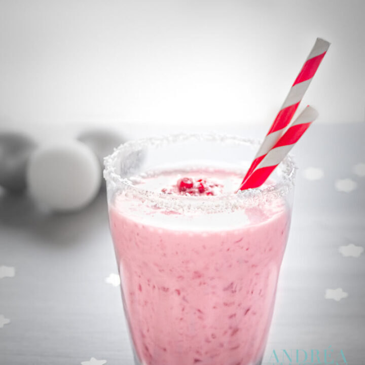 kerst smoothie granaatappel, cranberry kokos