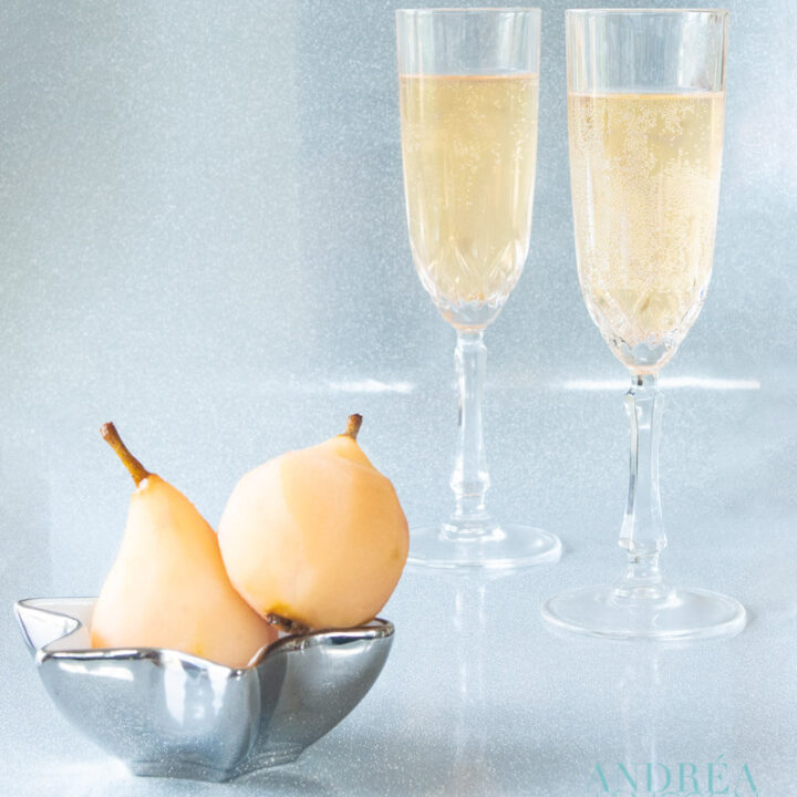 Stoofperen champagne cocktail