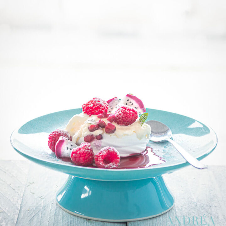 pavlova met rood fruit