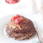 Havermout pannenkoekjes met pruimen compote
