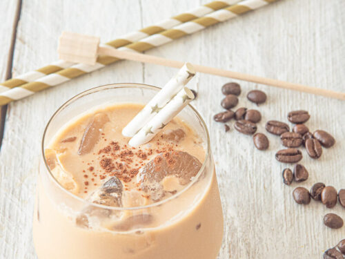 IJskoffie, fris, lekker en romig - Ice coffee, refreshing, delicious and creamy