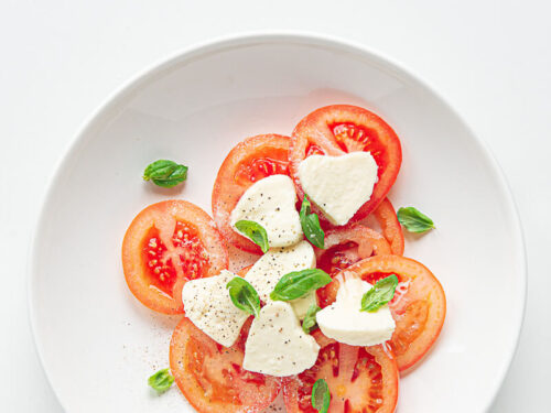 Valentijns salade caprese - Valentines caprese salad