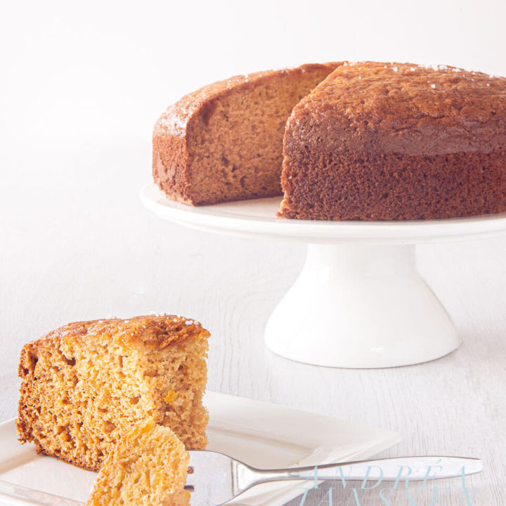 sinaasappel cake met olijfolie