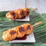 Yakitori kipgehakt spiesjes