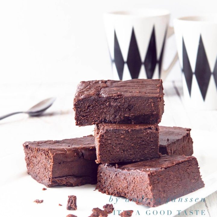 Brownies met zwarte bonen