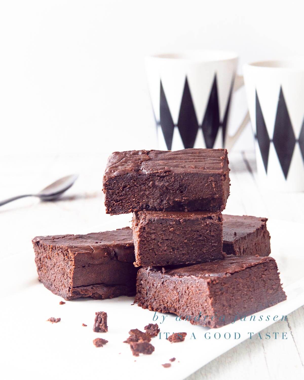 Brownies met zwarte bonen