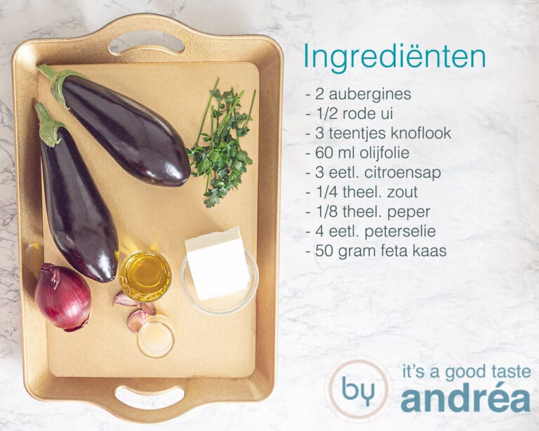 Melitzanosalata {Griekse aubergine dip} By Andrea Janssen