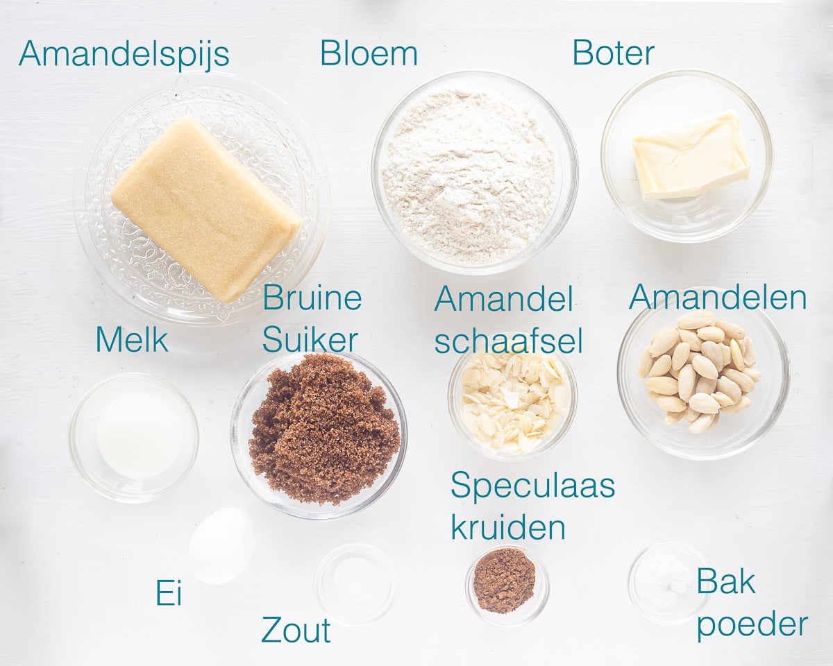 Ingredienten Mini gevulde speculaas koekjes