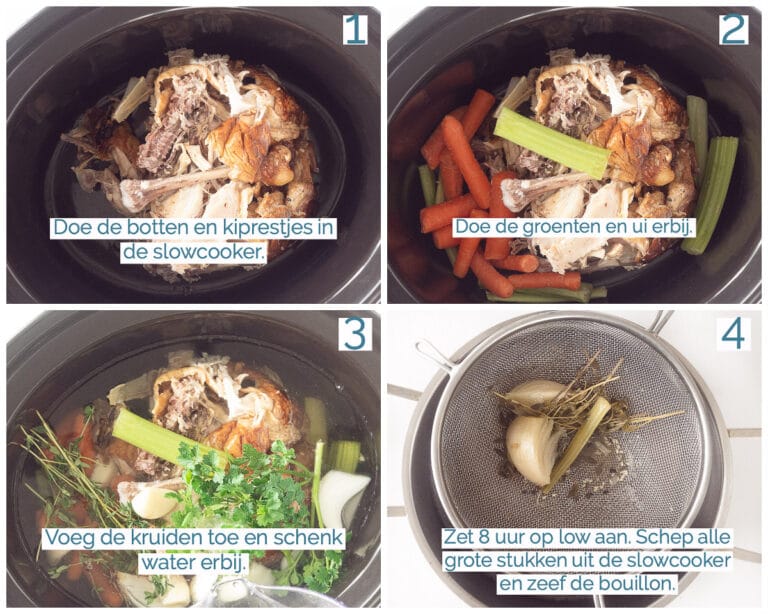 Kippenbouillon uit de Slowcooker By Andrea Janssen