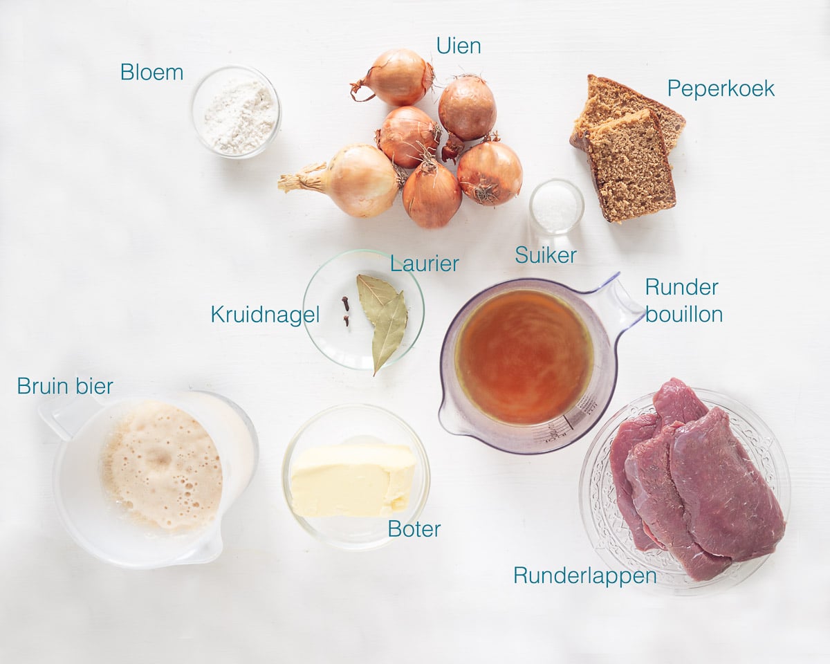 Ingrediënten Grootmoeders hachee uit de slowcooker (ouderwets lekker)