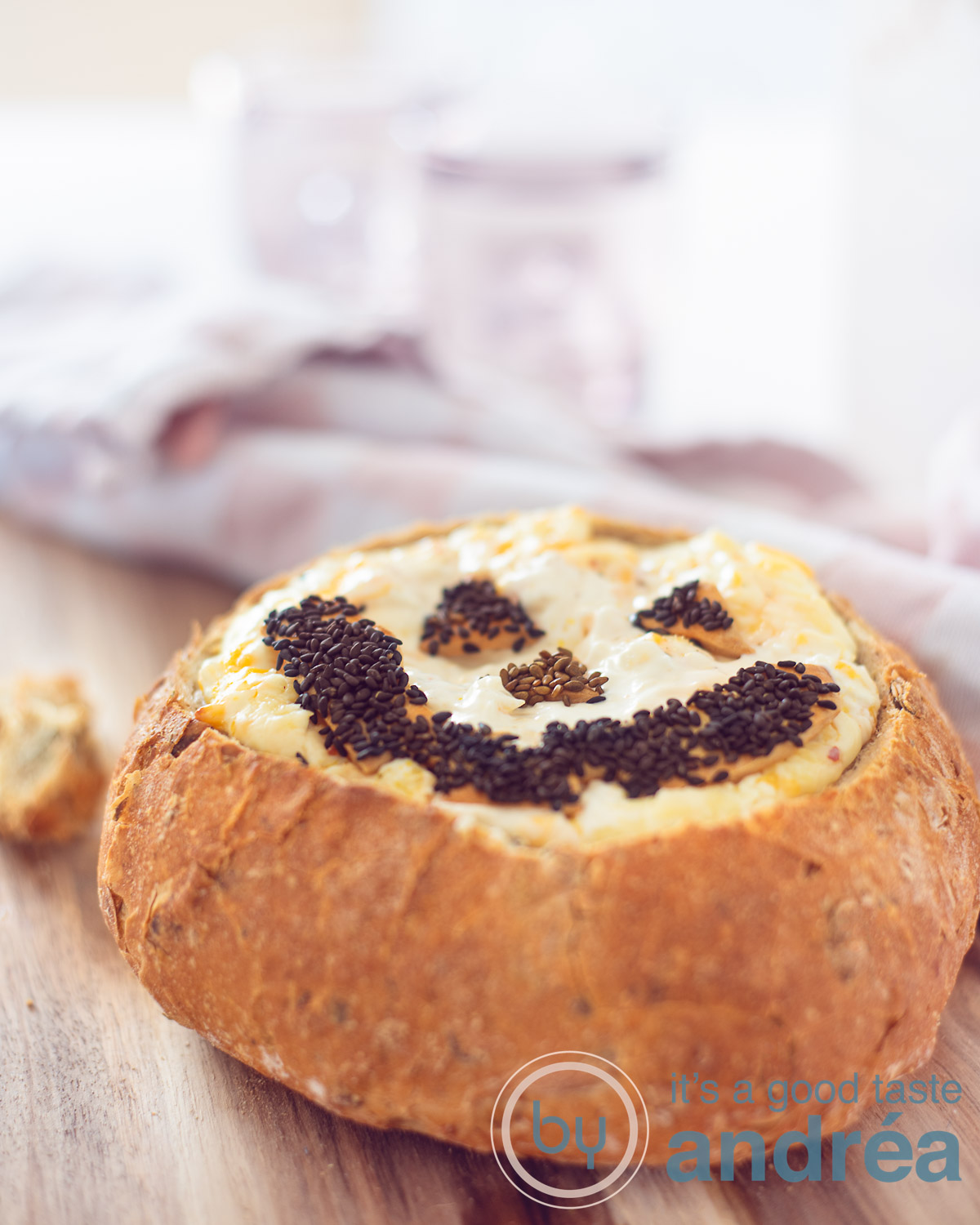 Halloween kaas brood