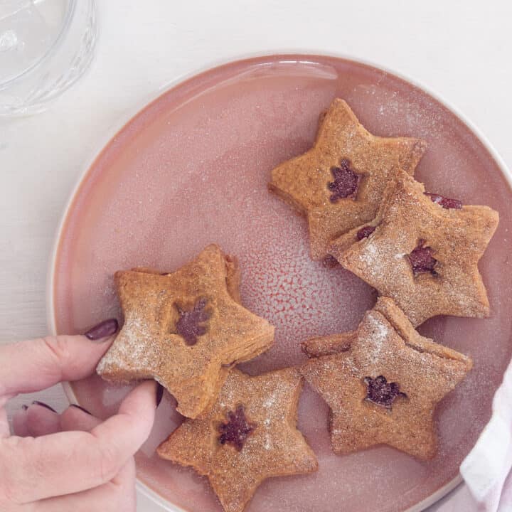 Kerst koekjes met jam