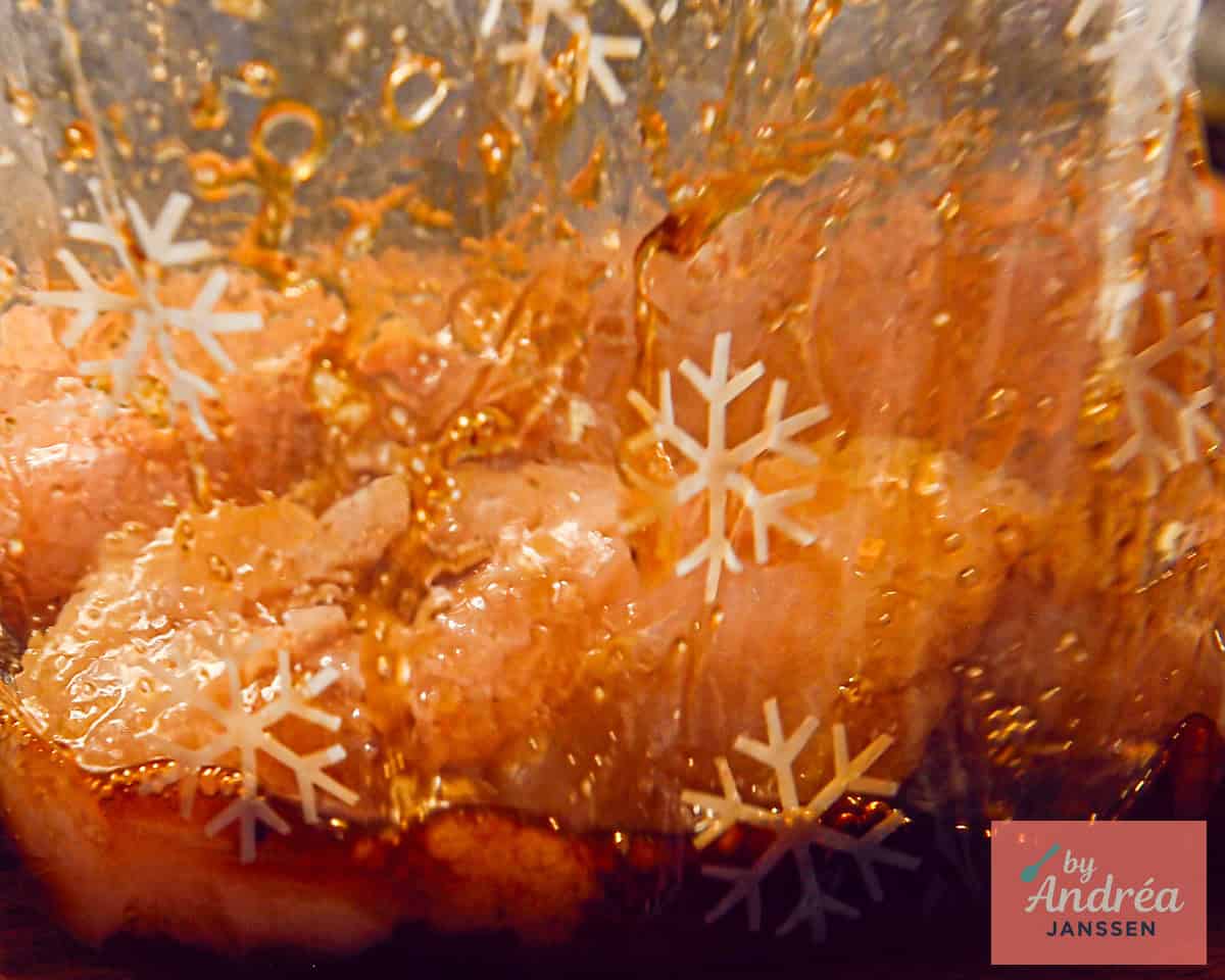 Kip met marinade in een diepvrieszak